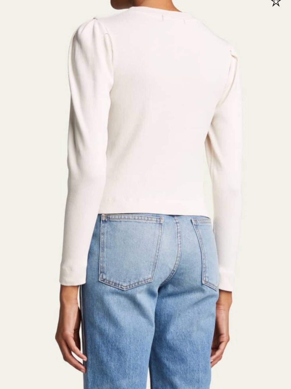 AMO off white Ribbed Cardigan - Picture 3 of 9